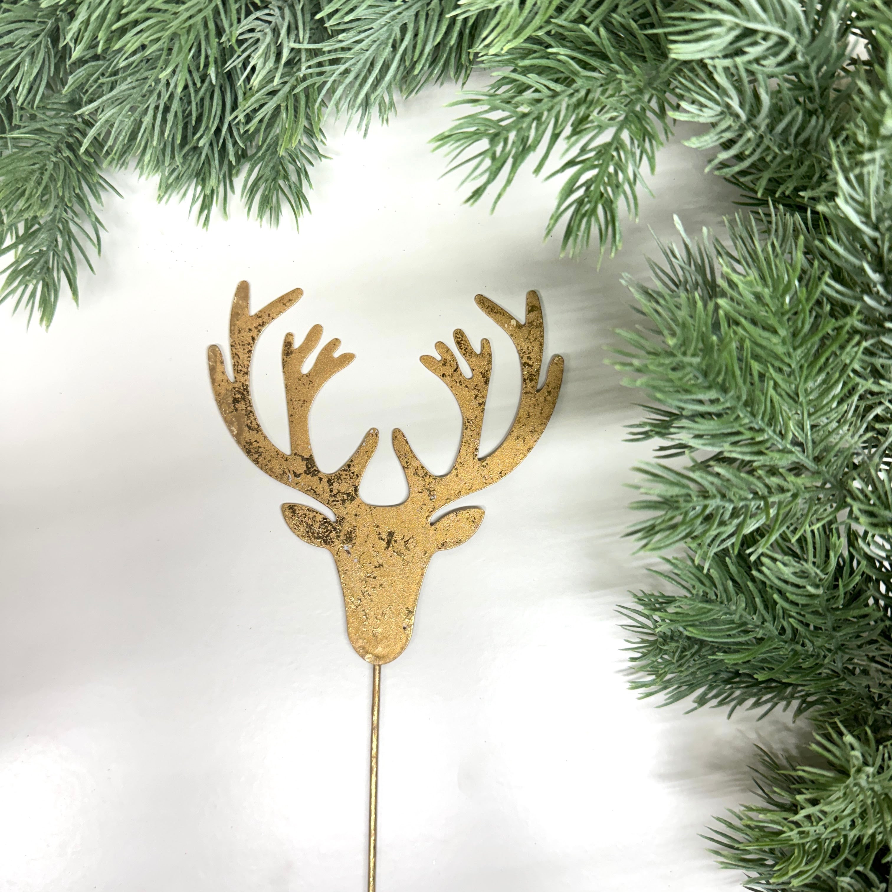 Stake Golden Christmas Decorations