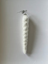 White Icicle Christmas Decoration