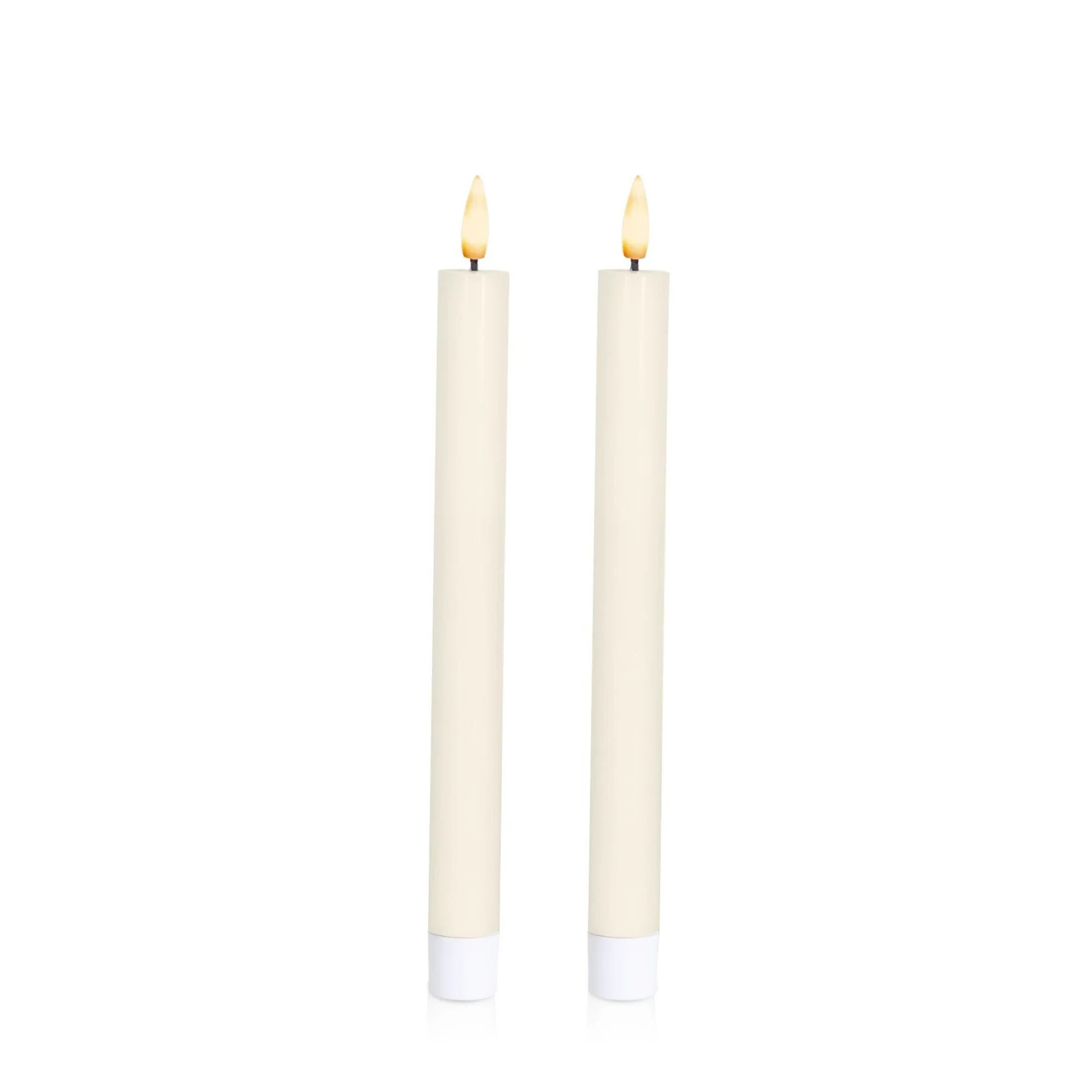 Flickering Dinner LED Candle - Set of 2 - Various Colours
