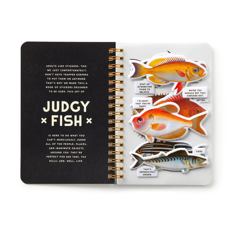 Sticker Book - Judgy Fish