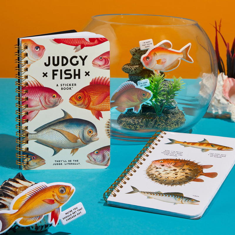 Sticker Book - Judgy Fish