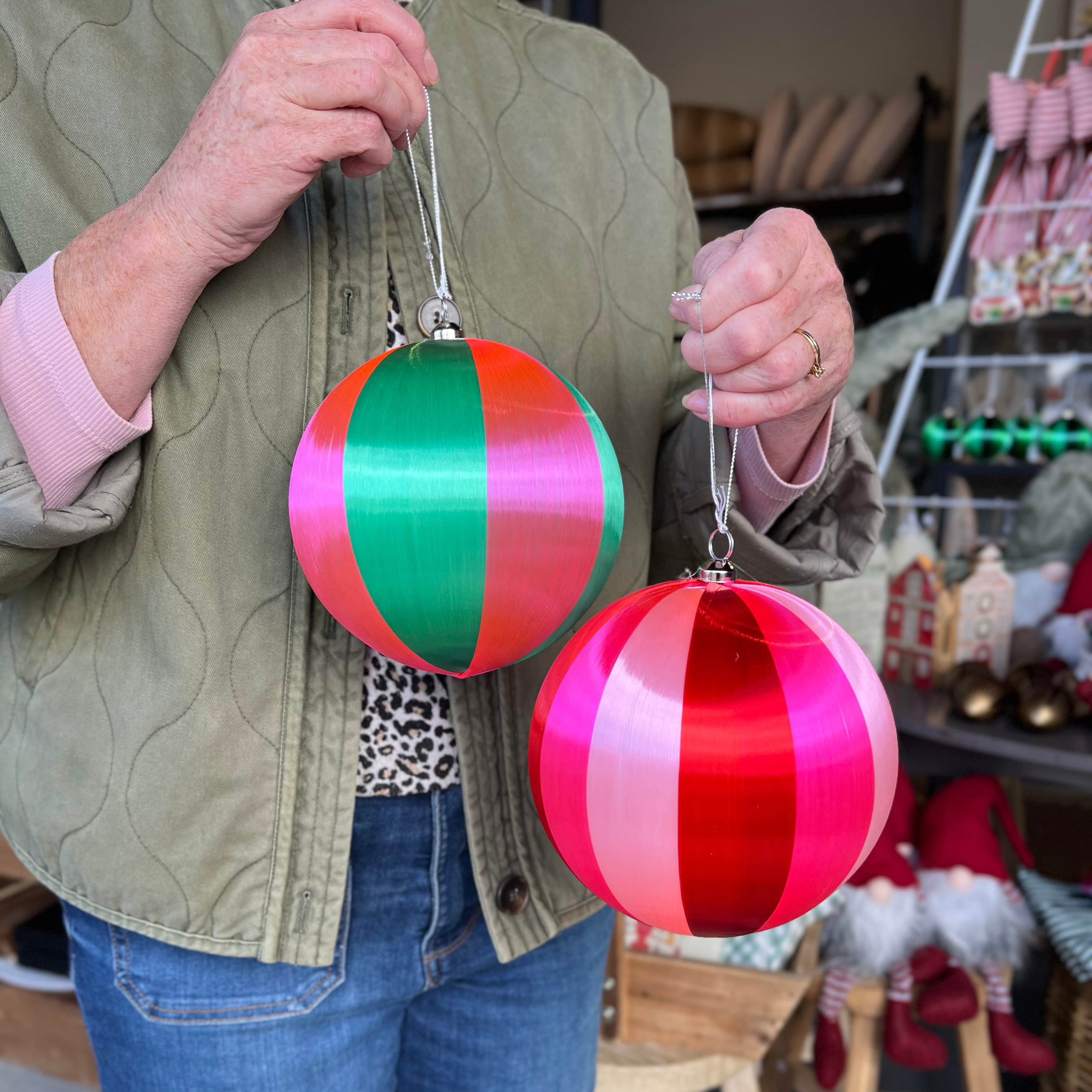 Christmas Baubles - Bright Jumbo 15cm