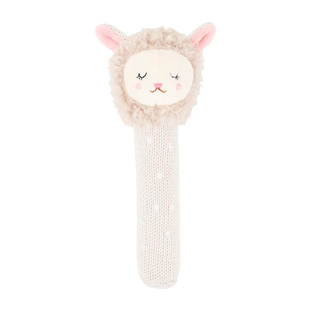Knit Rattle - Lamb