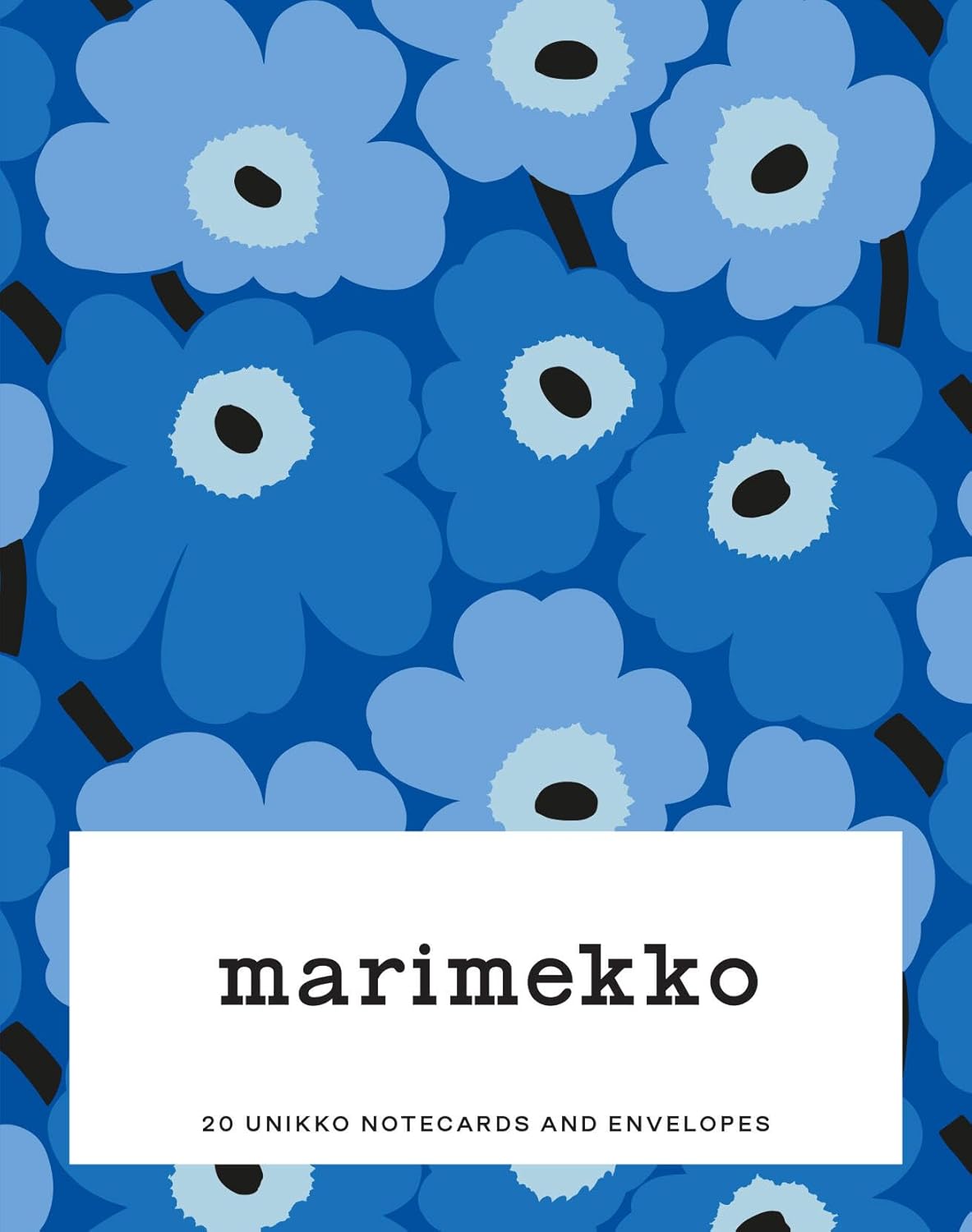 Note Card Set Marimekko Blue Pk20