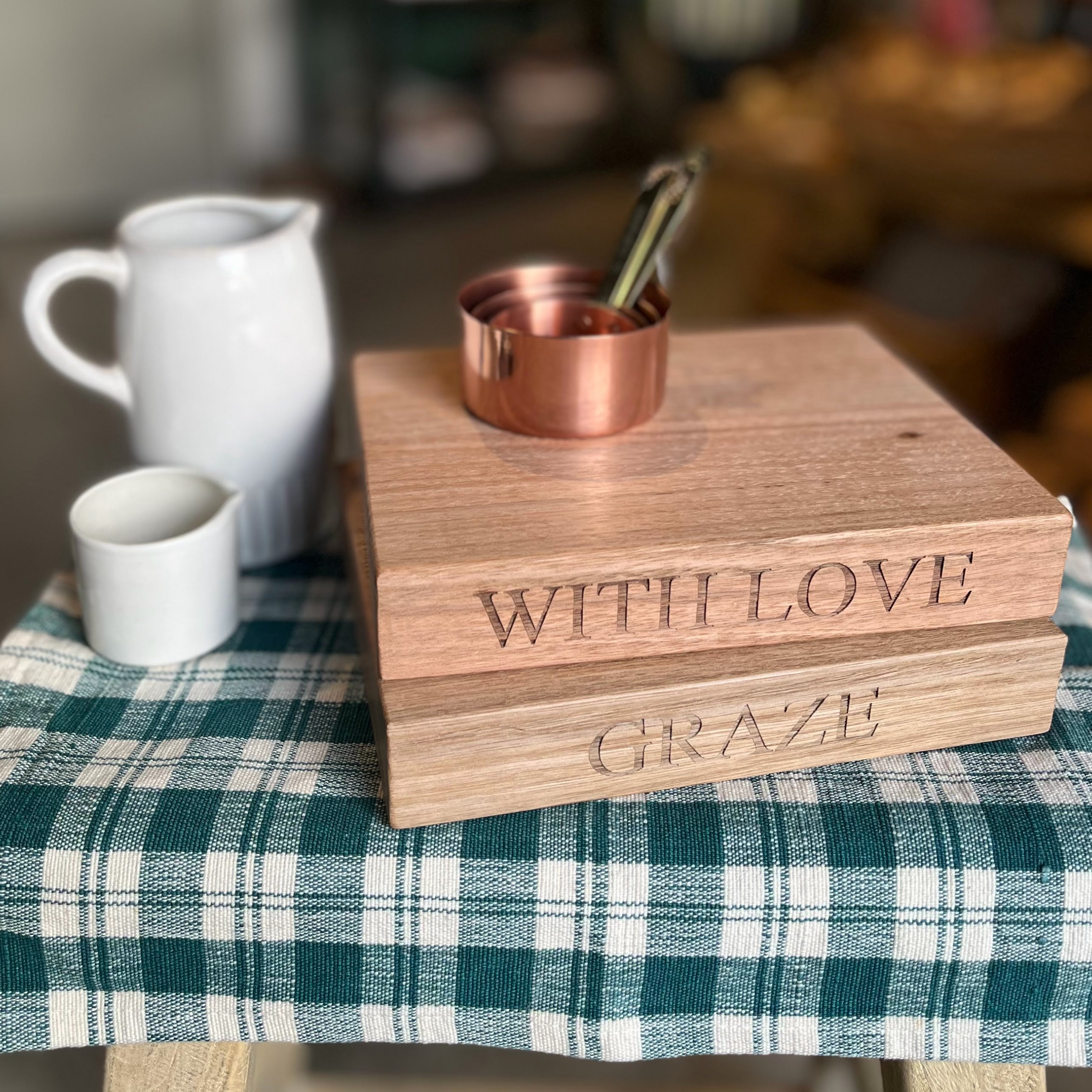 Medium Fat Wooden Serving & Cutting Boards - Tasmanian Oak - Handmade by Verde