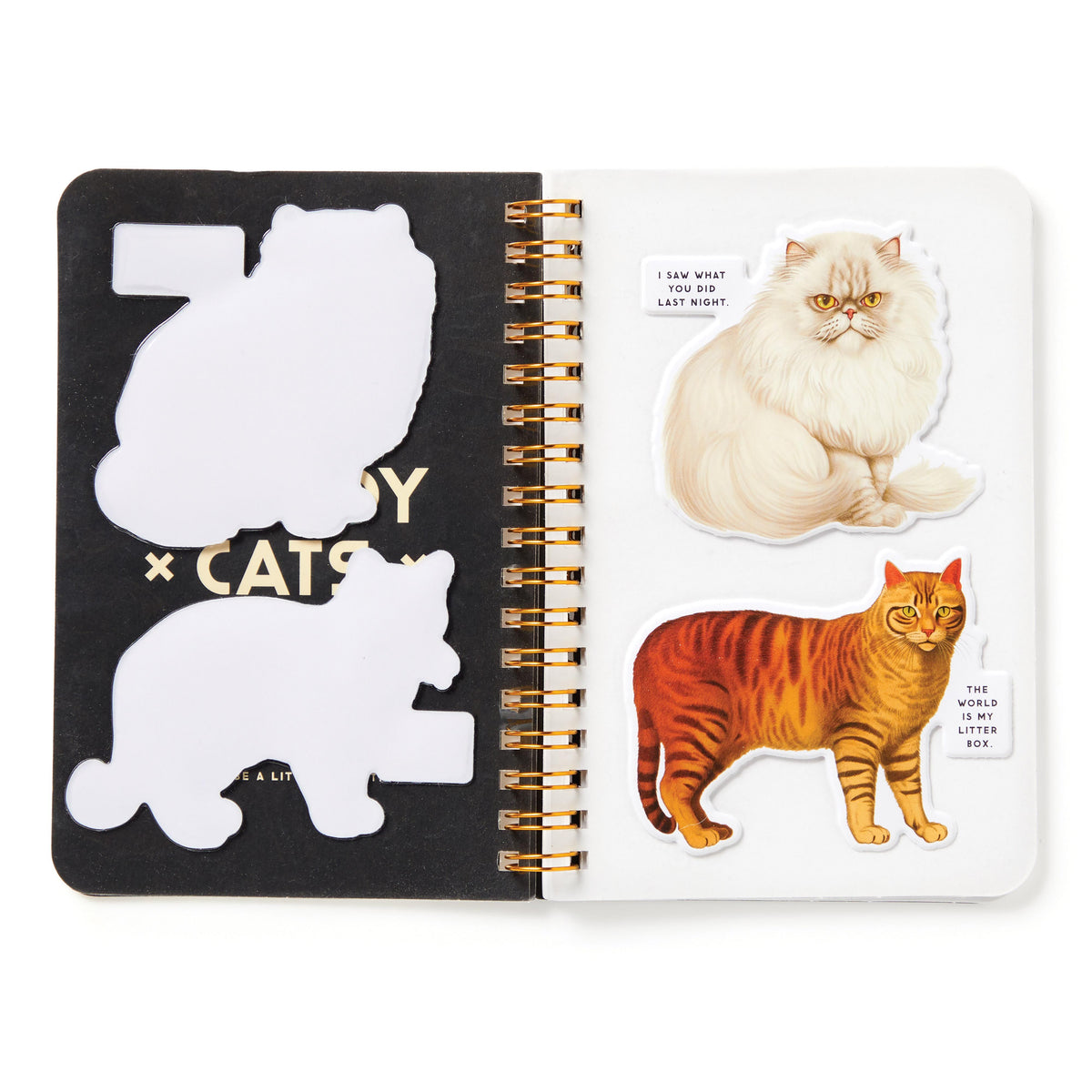 Sticker Book 'Moody Cats'