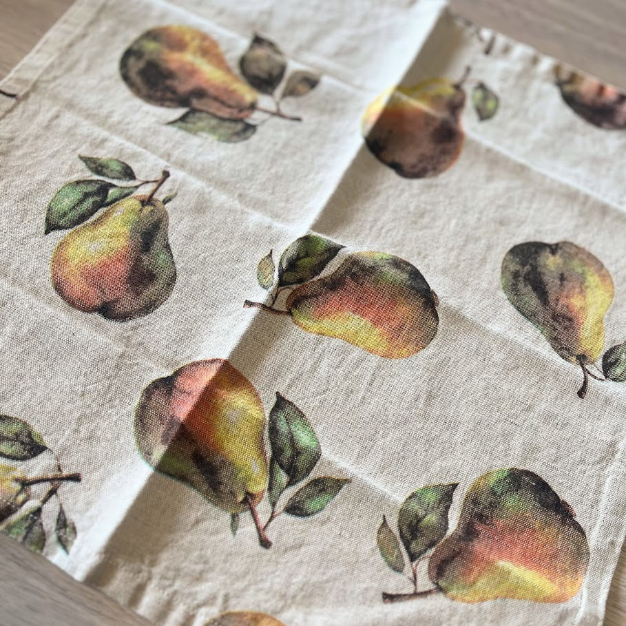 Napkins - Cotton Linen Blend - Botanical