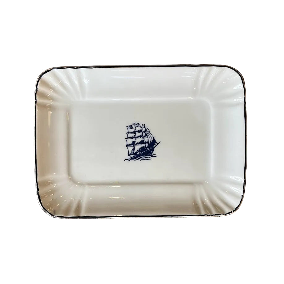 Trinket Dish - Nautical Ceramic
