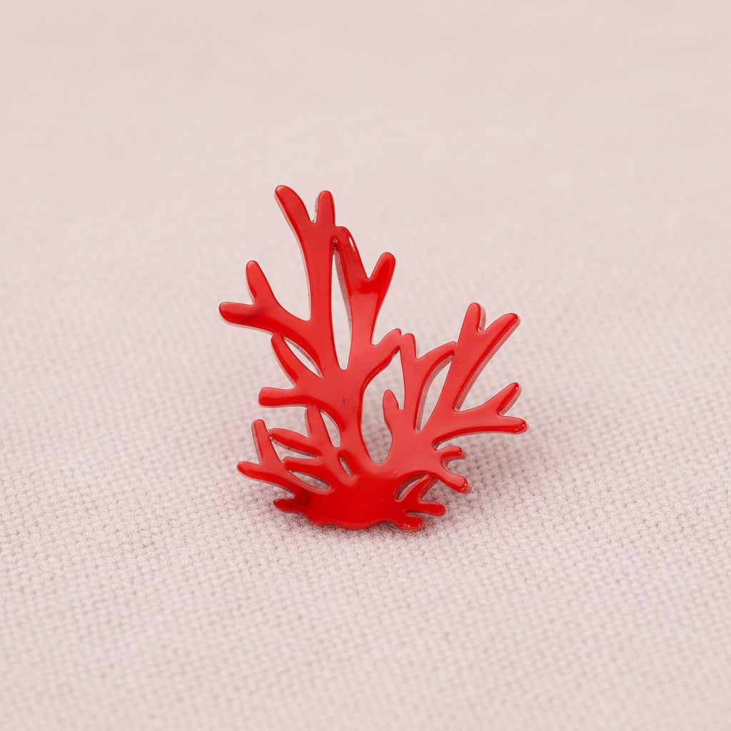 Brooch - Coral