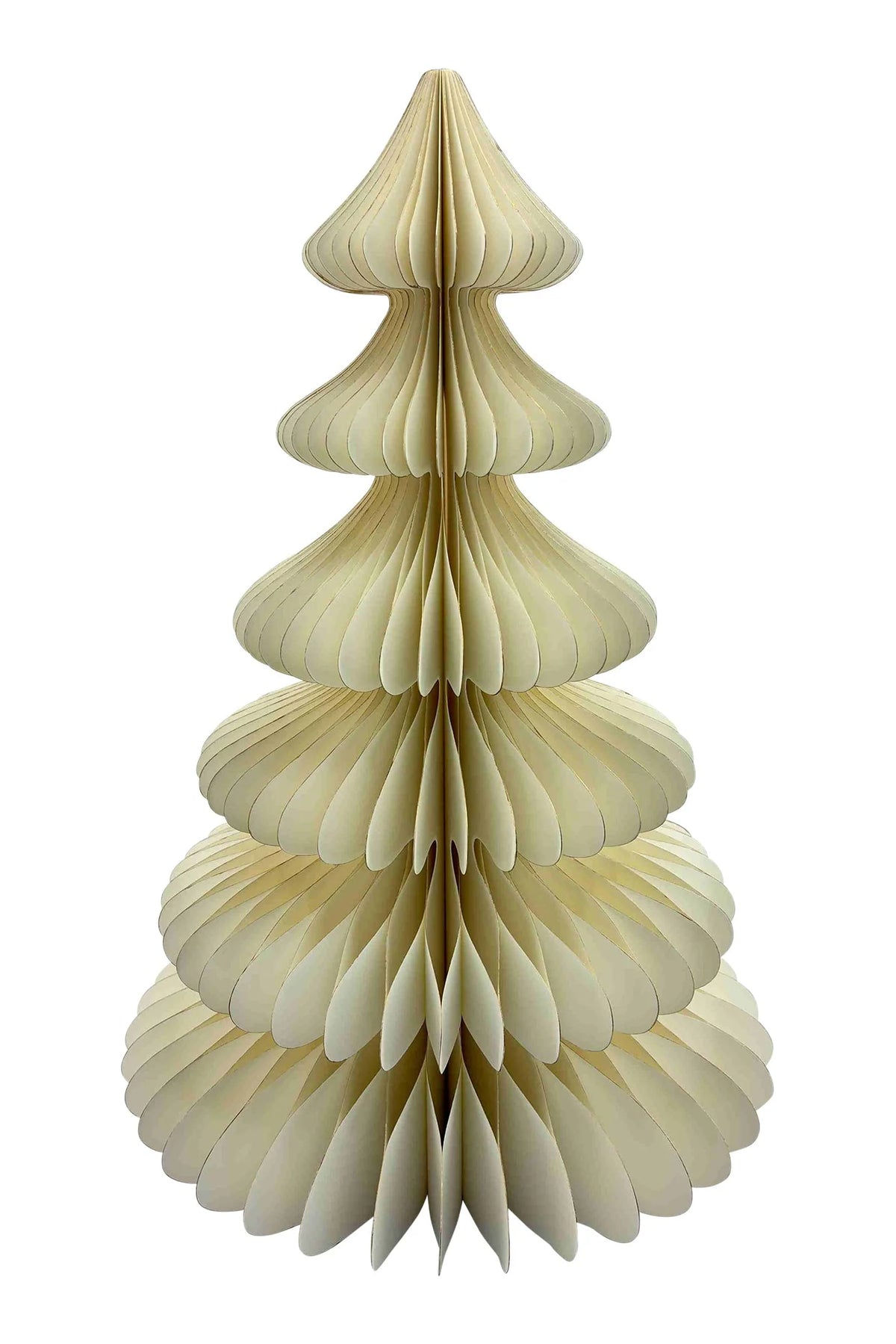 Paper Tree 6 Tier Green, Deep Pink, White/Gold