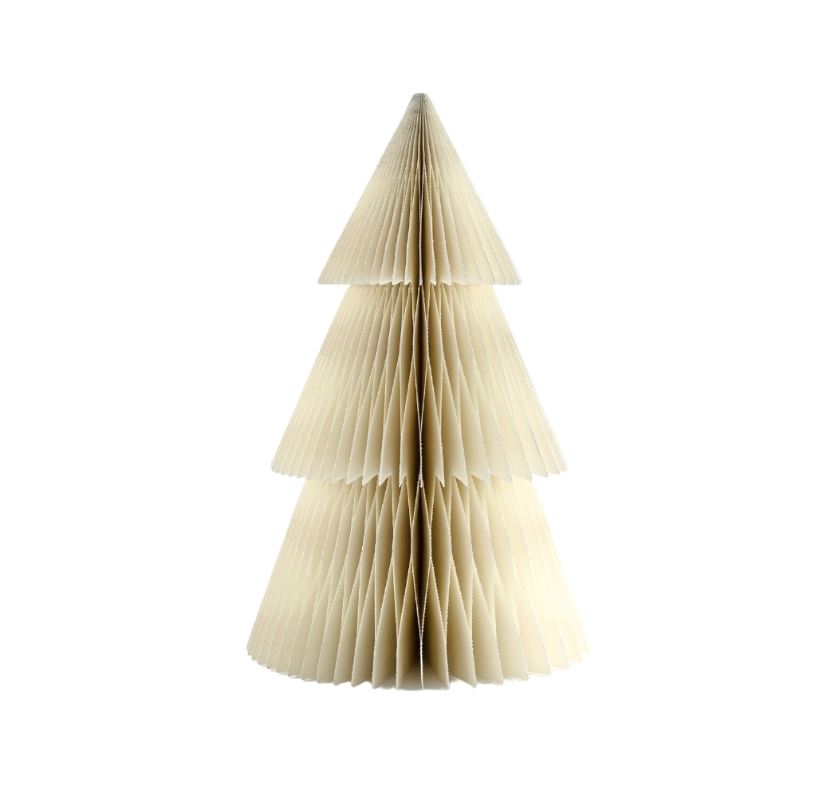 Christmas Standing Tree - Paper with Glitter - 45cm