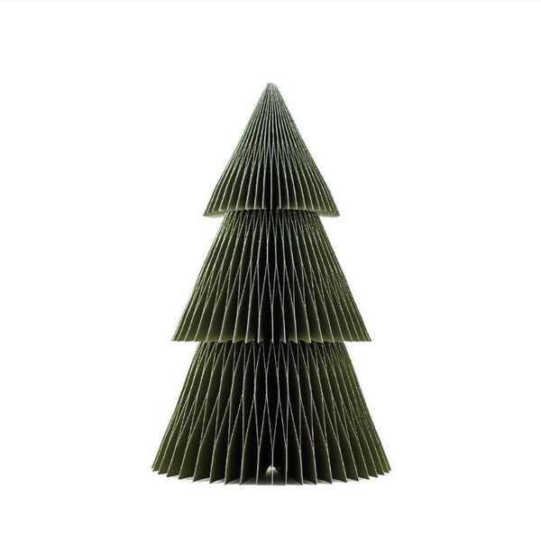Christmas Standing Tree - Paper with Glitter - 31cm
