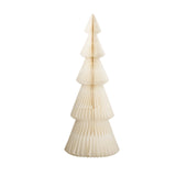 Christmas Tree Standing - Paper Off-White - Tall