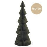 Christmas Tree Standing - Paper Olive Green - Tall