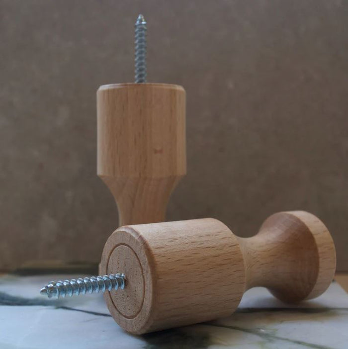 Hang it Pegs Wooden Pair verde