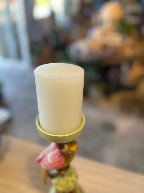 Pillar Candle White 7.5cm