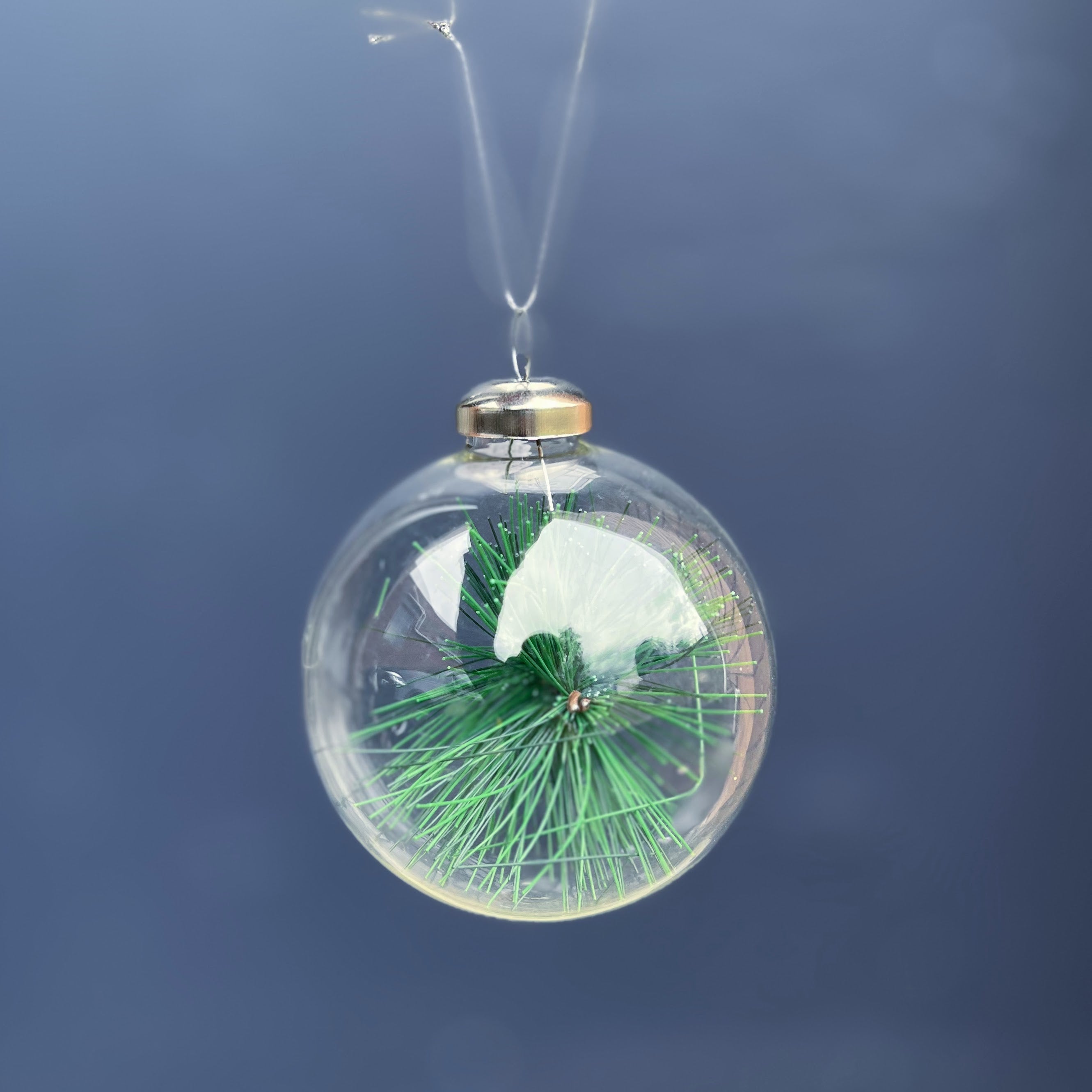 Pine Needle Glass Bauble
