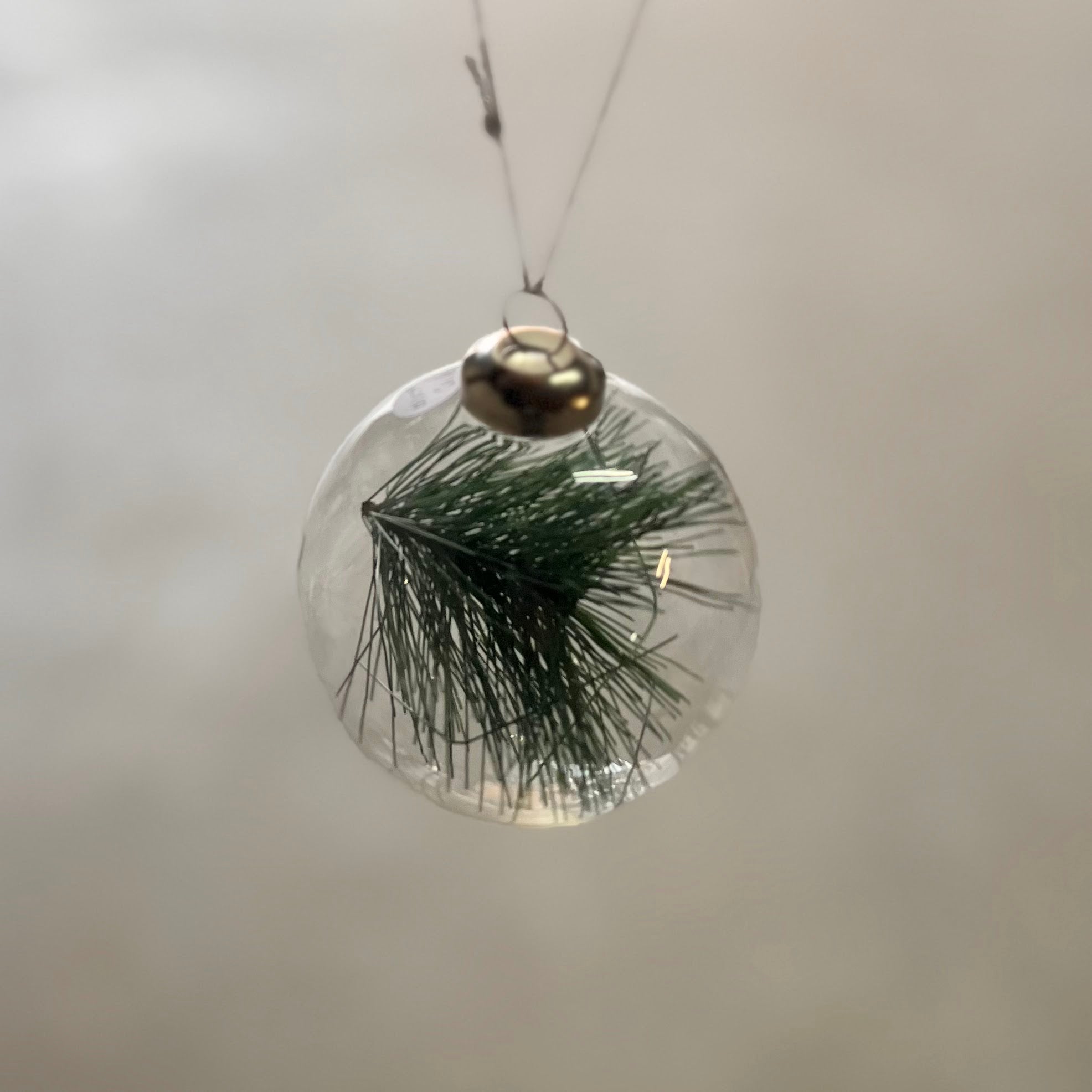 Pine Needle Glass Bauble