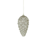 Hanging Decoration - Pinecone Glittery - Brown