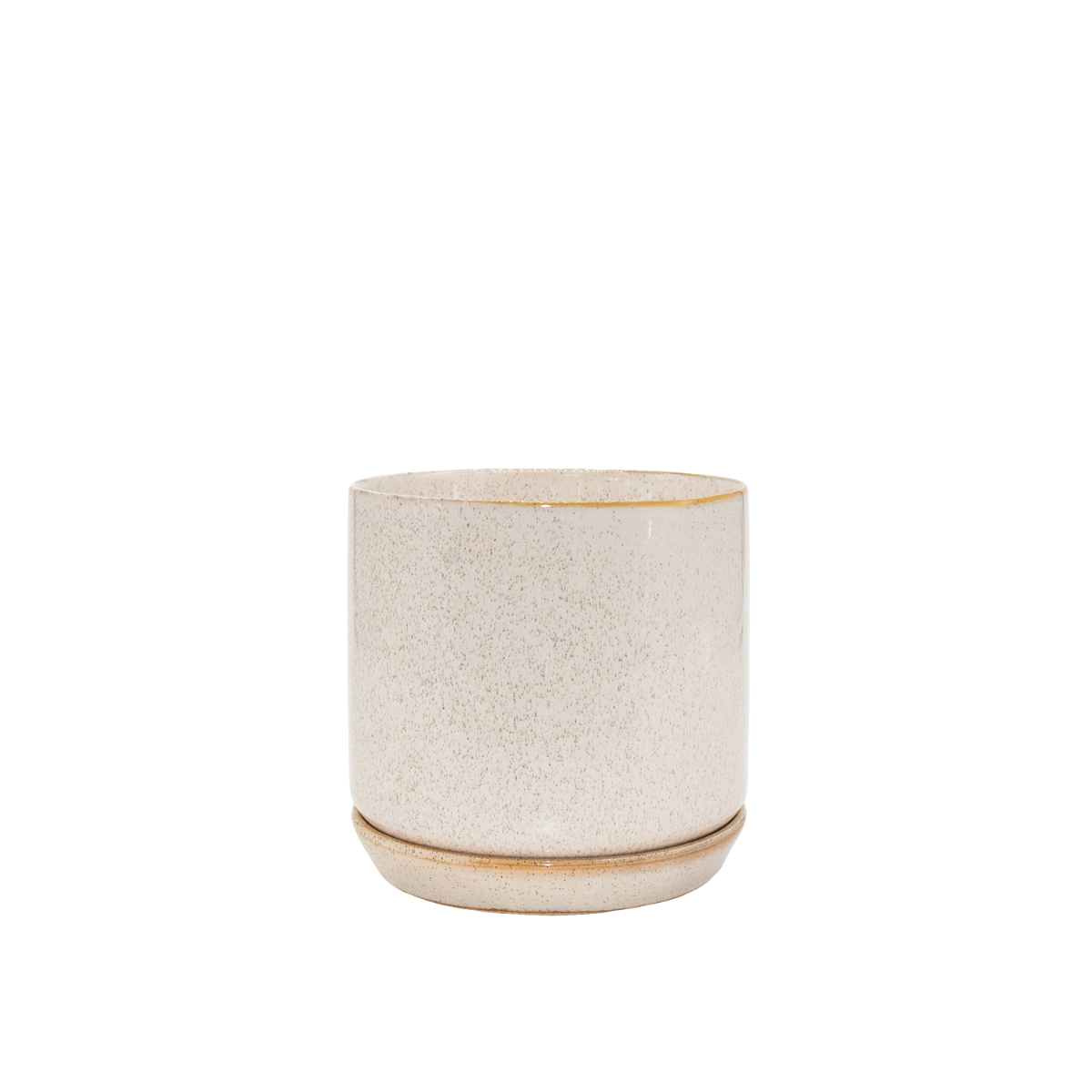 Planter- Sandstorm with Saucer - Medium and Large