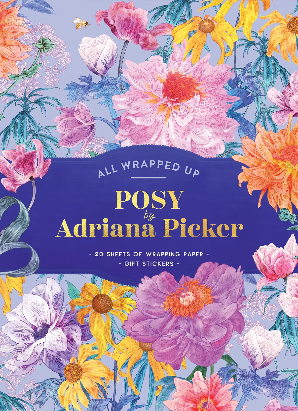 Wrapping Paper Book - Posy by Adriana Picker