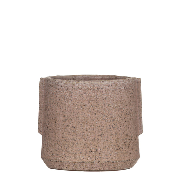 Pot with speckles - soft pink