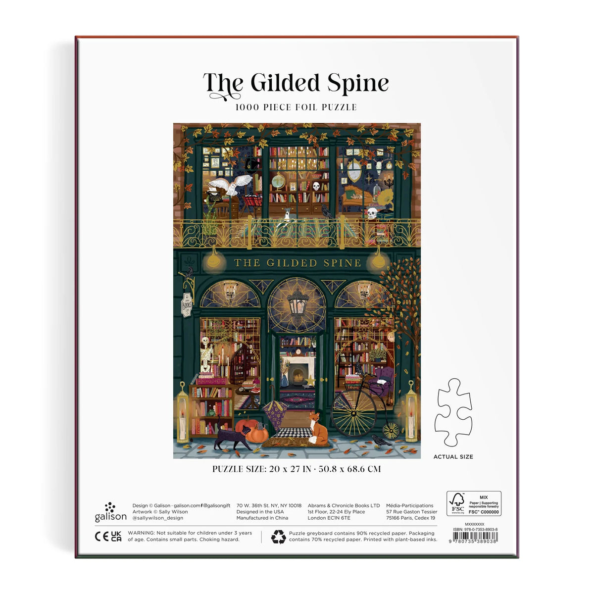 Puzzle - The Gilded Spine - 1000 piece