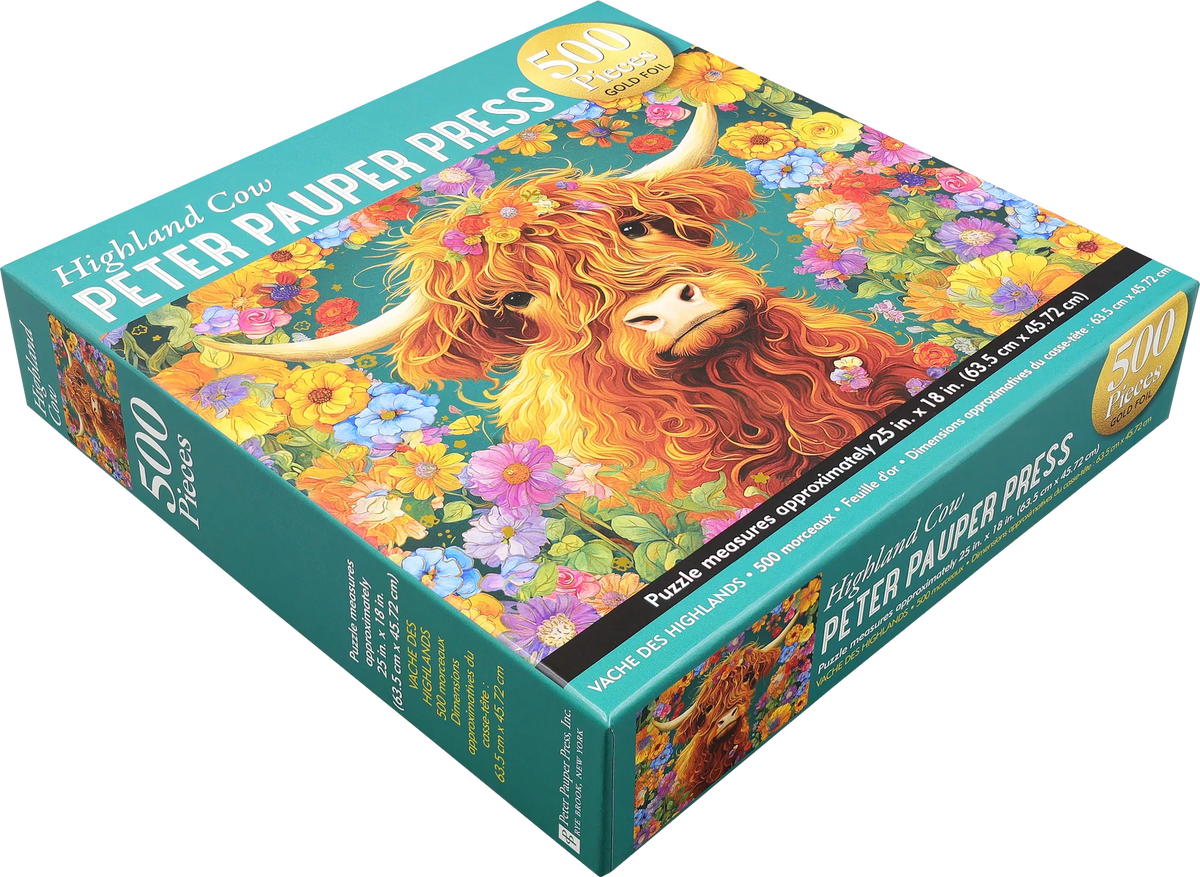 Puzzle - Highland Cow 500 Pieces