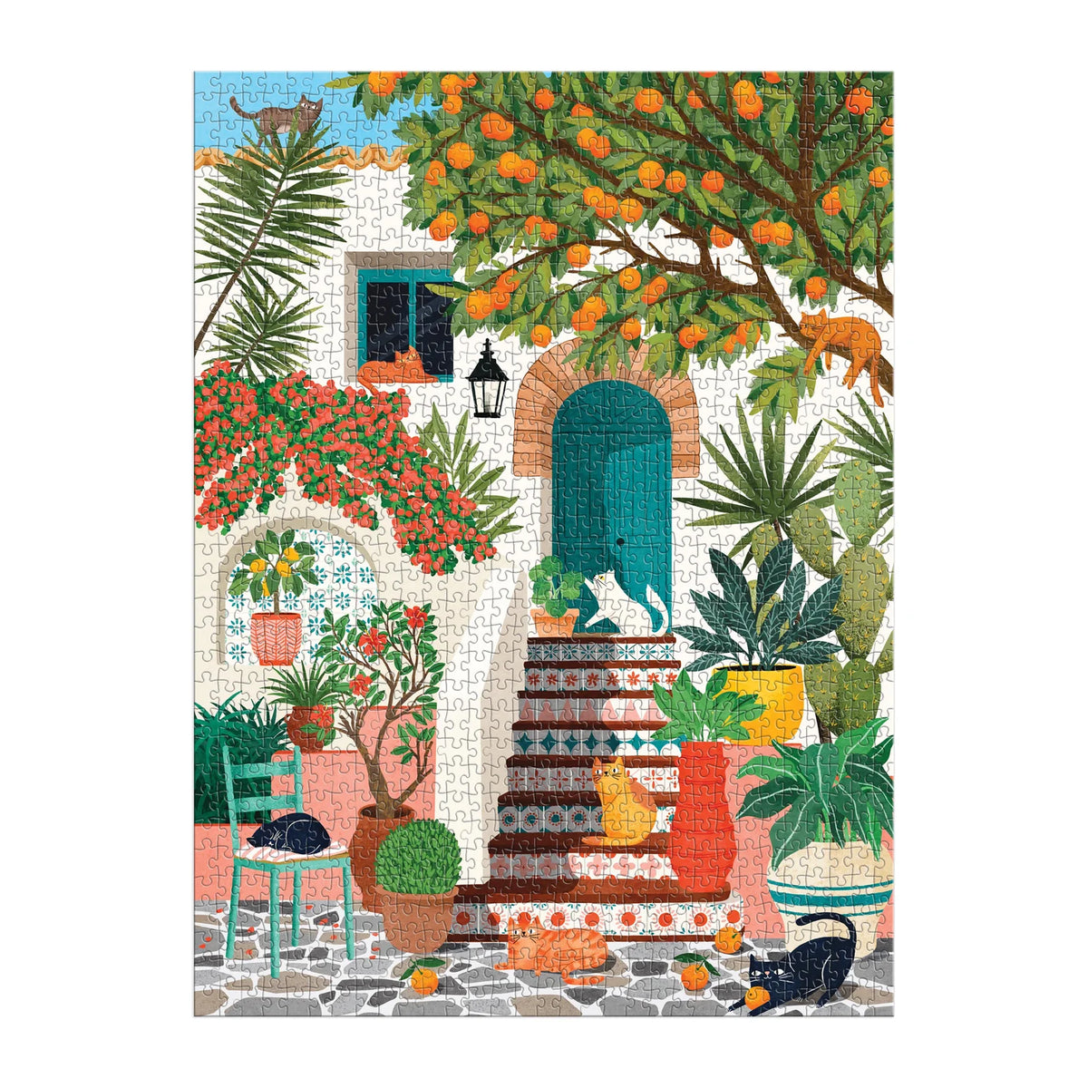 Puzzle - Mediterranean Cats - 1000 pieces