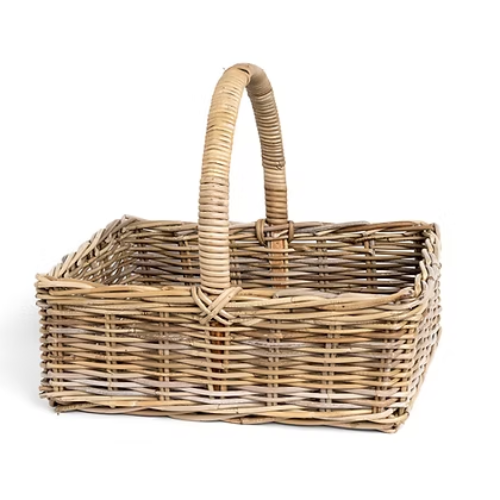 Baker Basket Rattan Rectangular Large