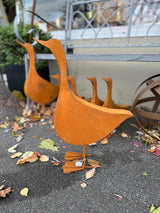 Rusty Ducks - garden ornaments