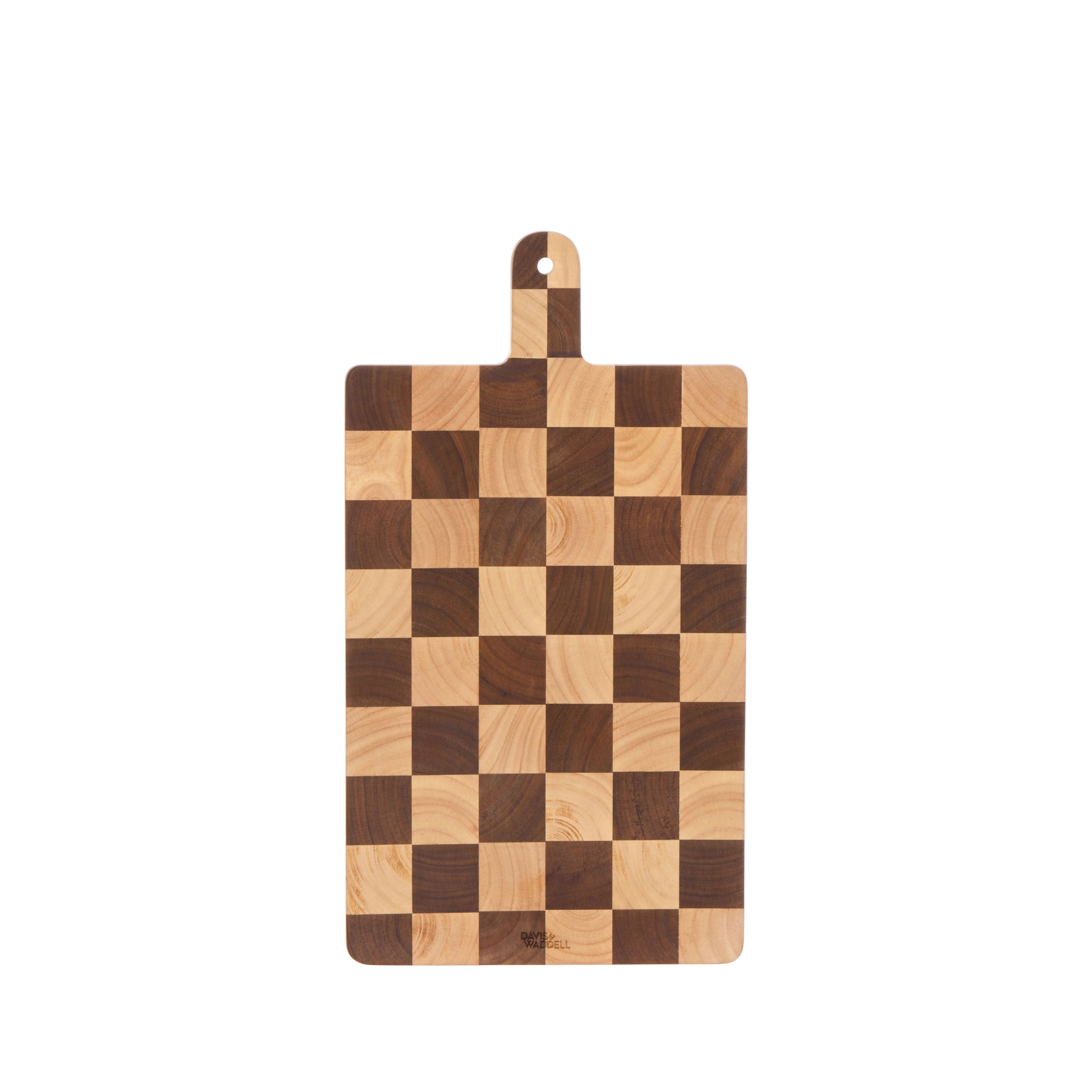 Serving Board Checkered with Handle