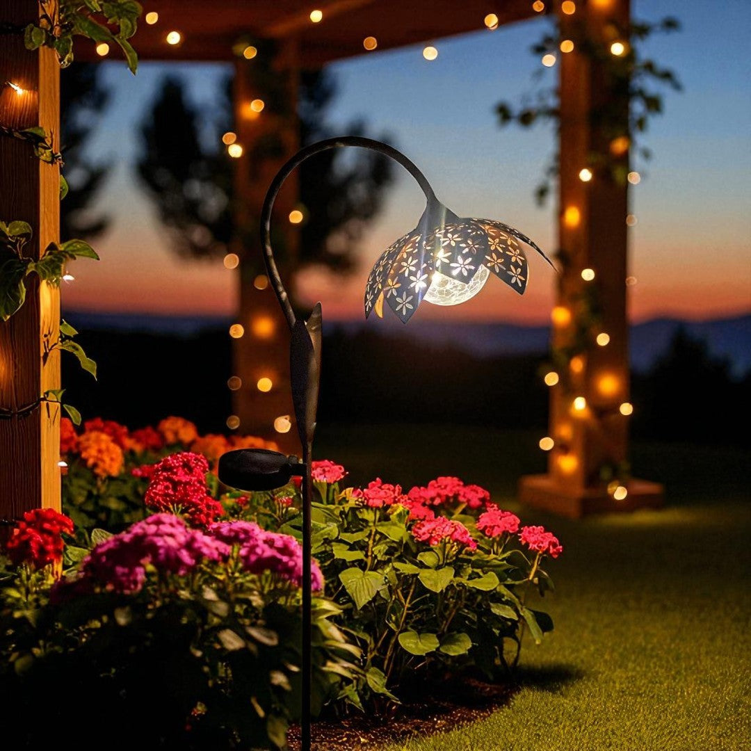 Solar Light Flower Rust