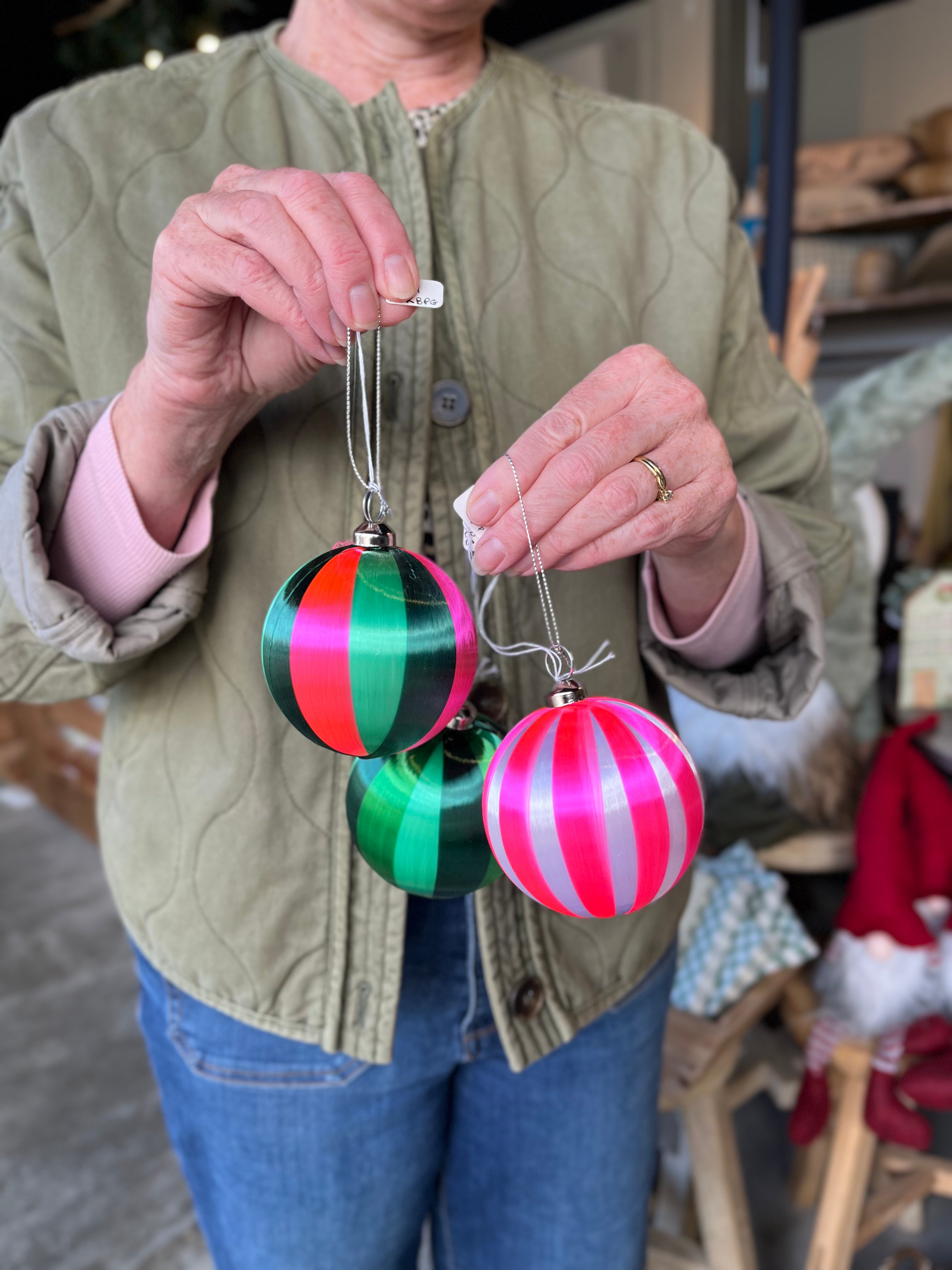 Christmas Baubles Bright 8cm