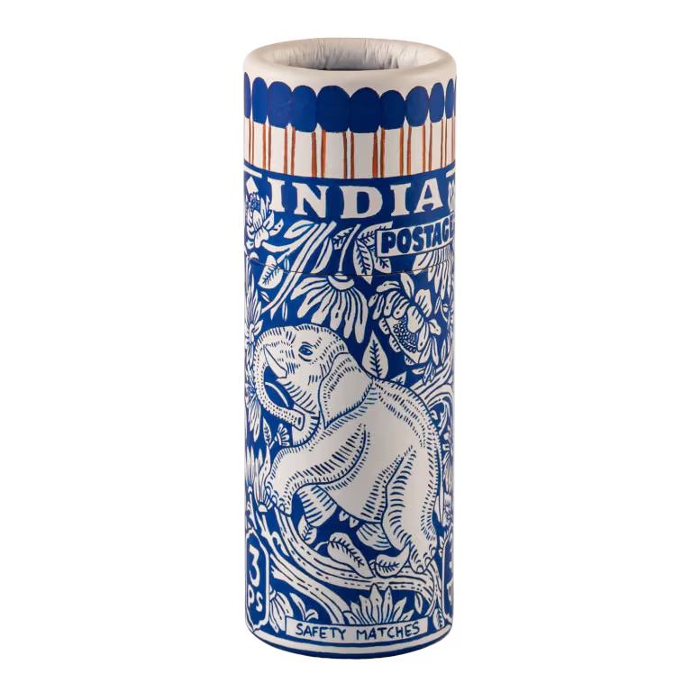 Small Cylinder Match Boxes - Retro Designs