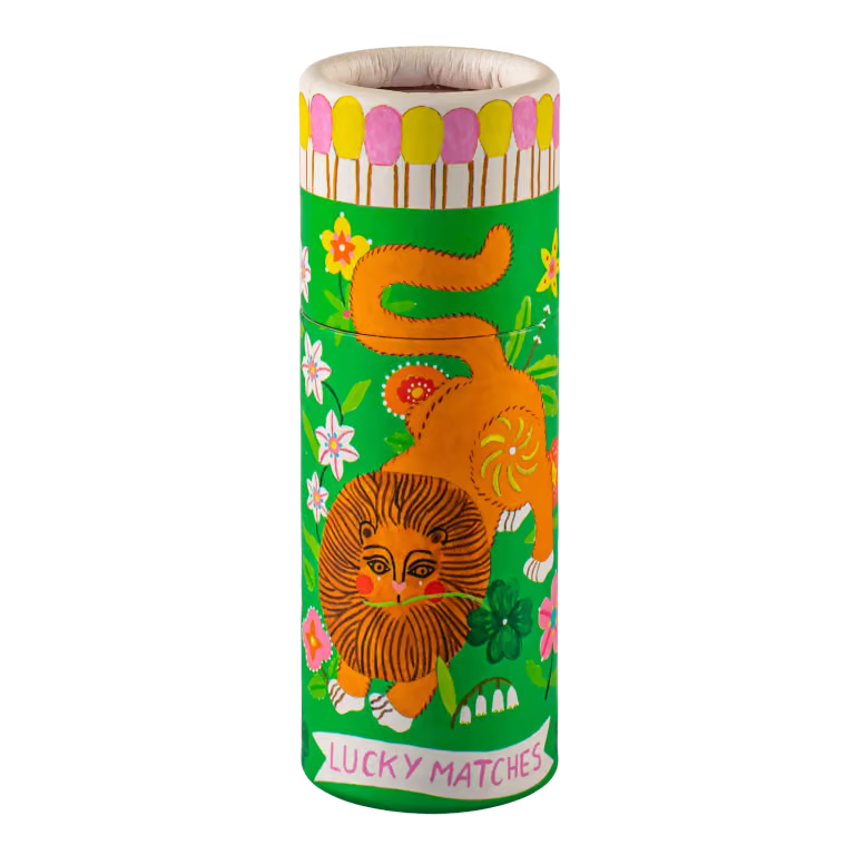 Small Cylinder Match Boxes - Retro Designs