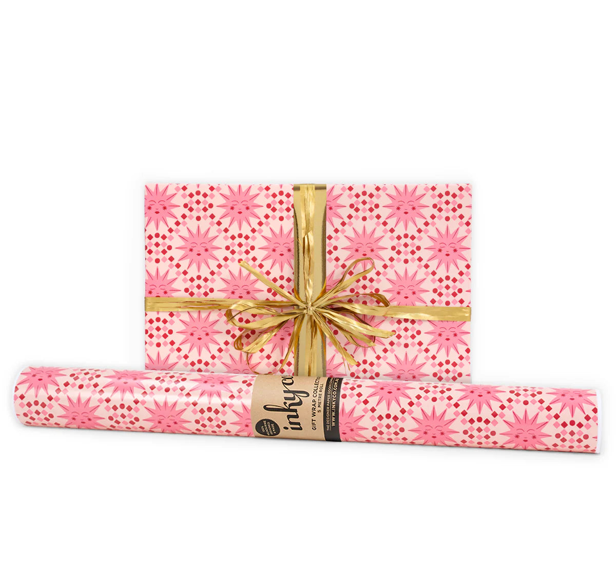 Wrapping Paper Roll - Assorted Designs - 5 Metres