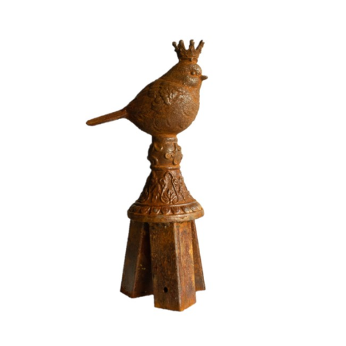 Stake Topper - Royal Birds Cast Iron Rust