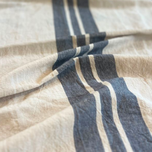 Tablecloth Linen/Cotton Stripe
