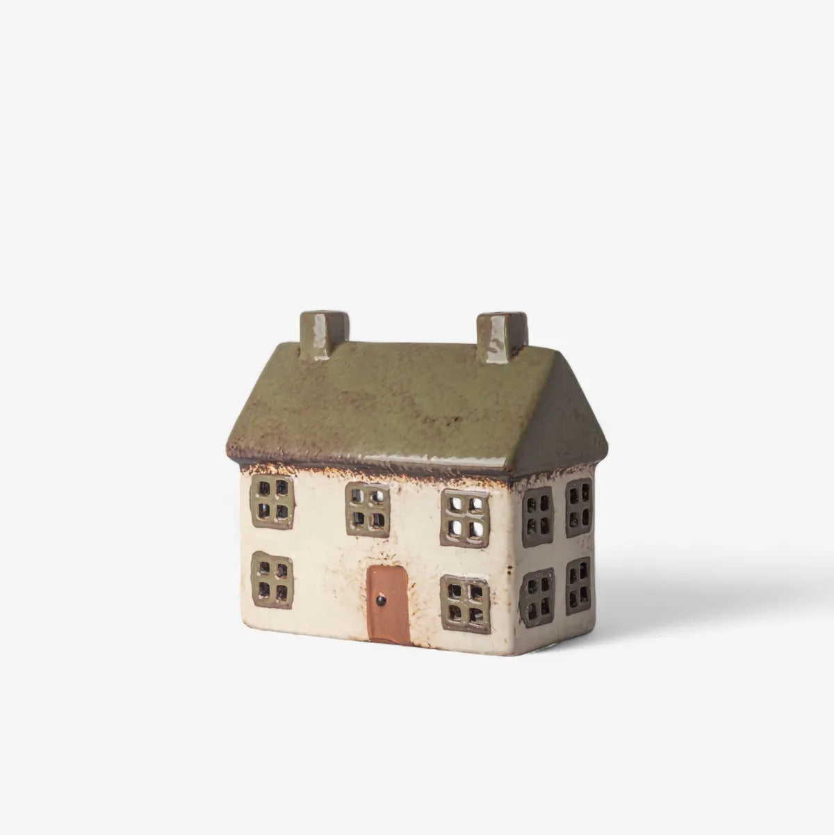 Tealight Cottage Alsace Olive Green