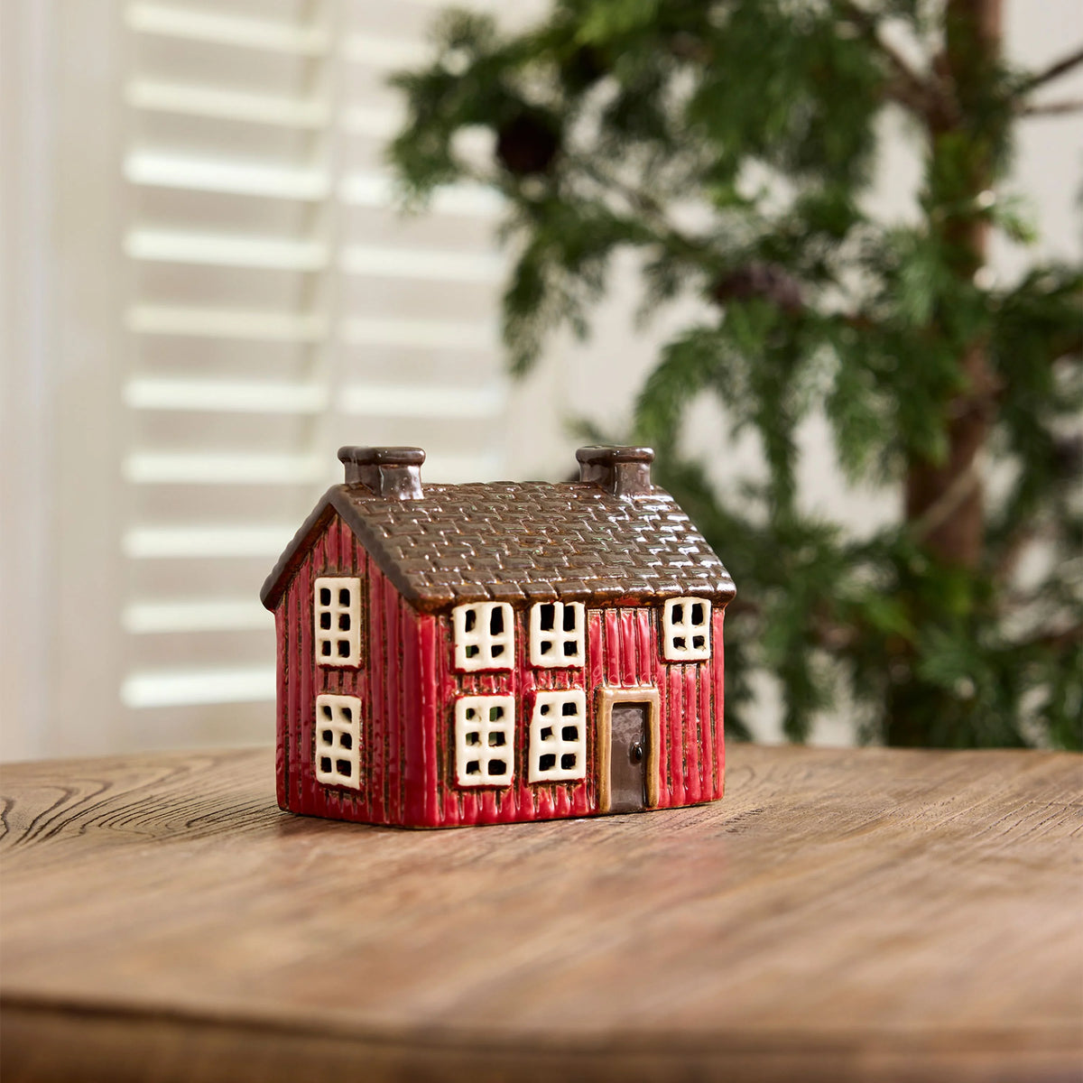 Tealight Swedish Red Cottage