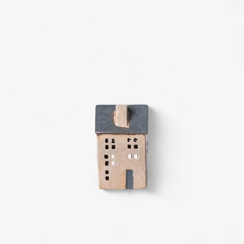 Tea Light Saint Malo House Blue Roof