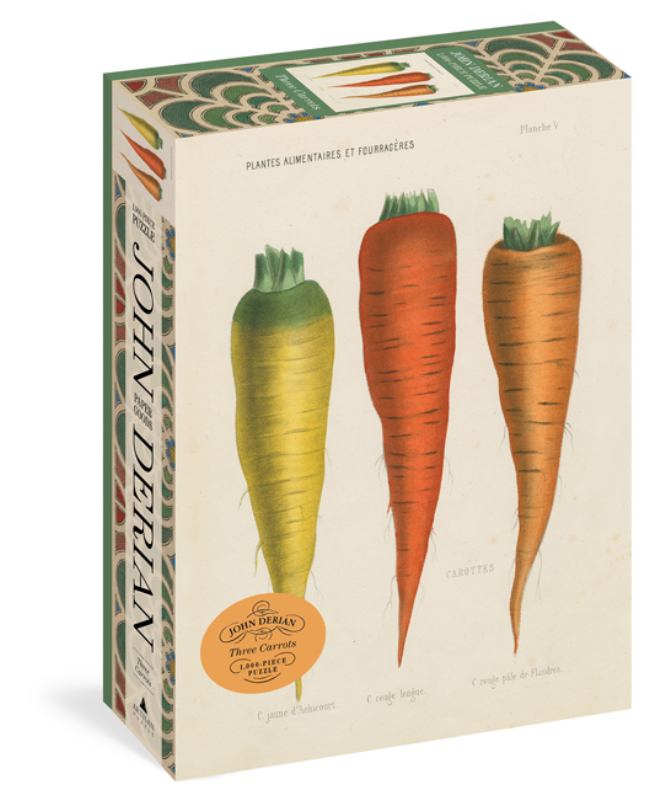 Puzzle - John Derian Three Carrots - 1000 Piece