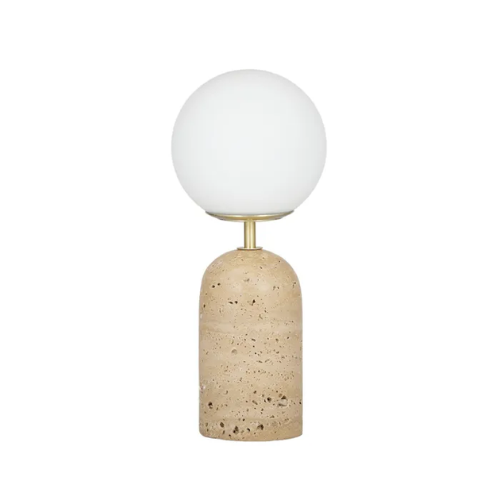 Travertine Lamp - Natural