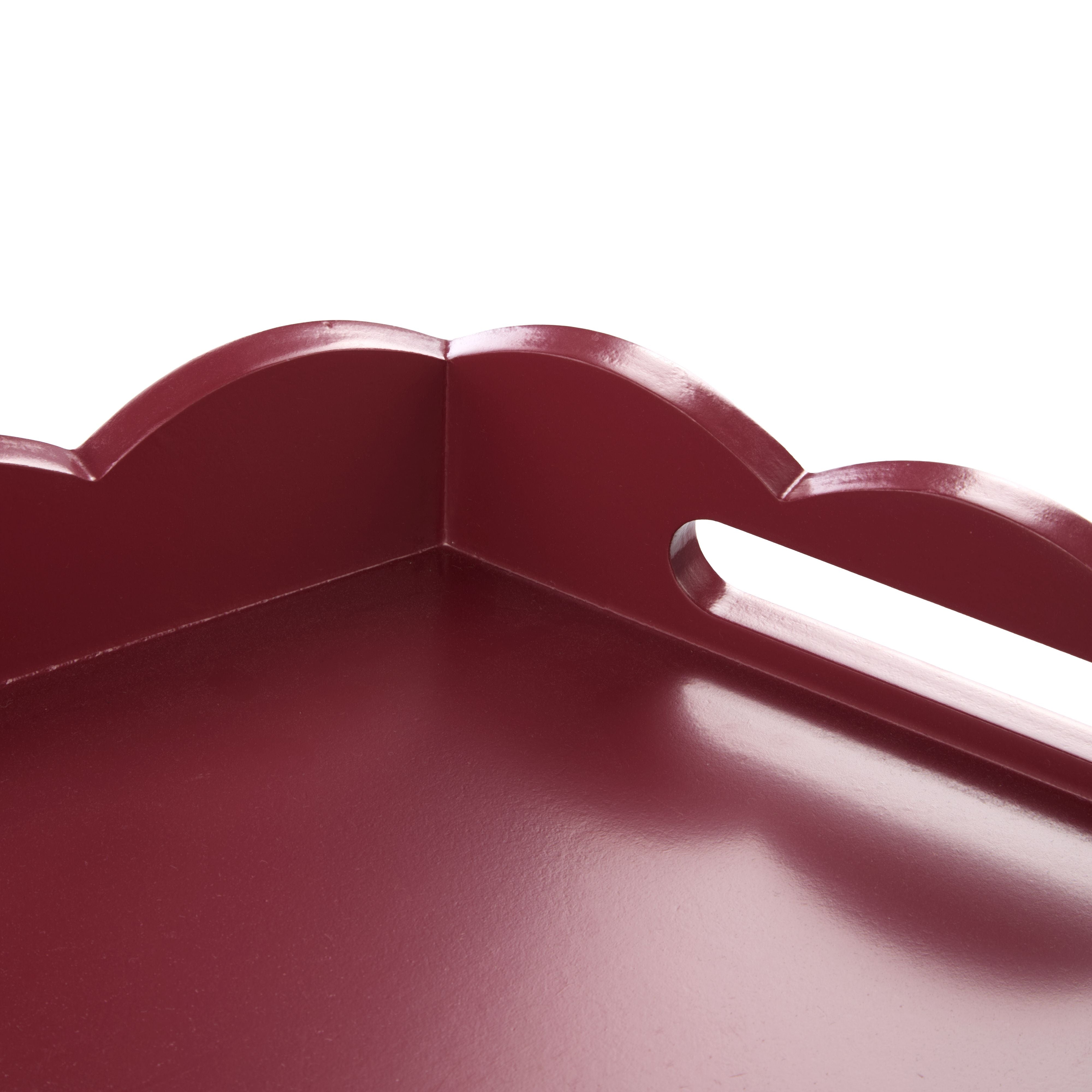 Hexagon Tray Burnt Russet