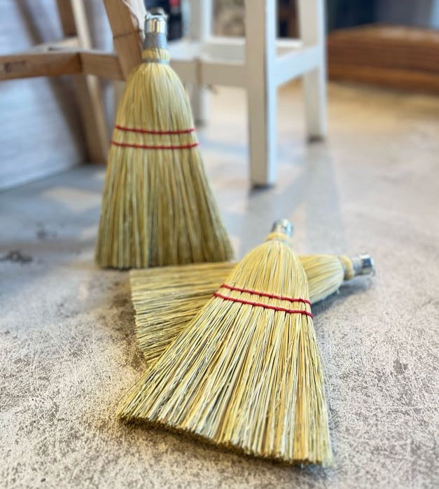 Tumut Whisk Broom No Handle - Natural Millet Broom