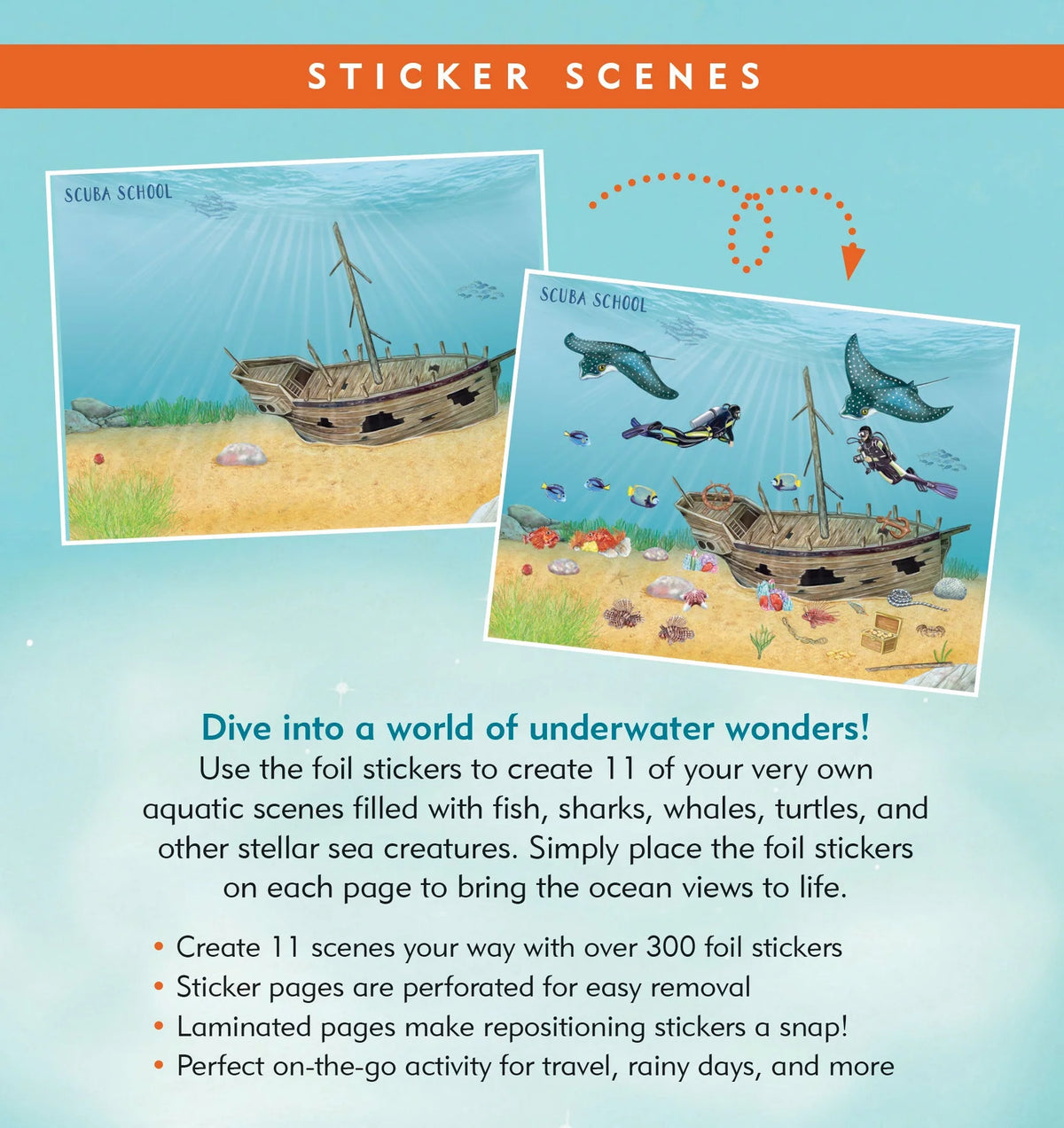 Sticker Book - Scenes Under the Sea