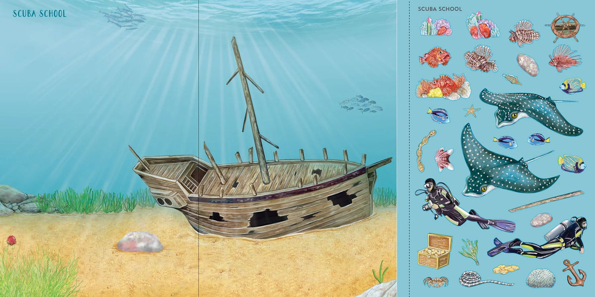 Sticker Book - Scenes Under the Sea