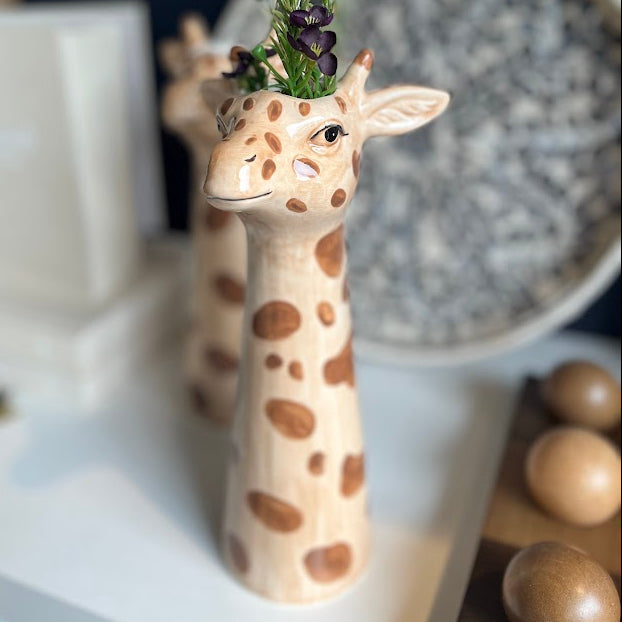 Vase - Ceramic Giraffe