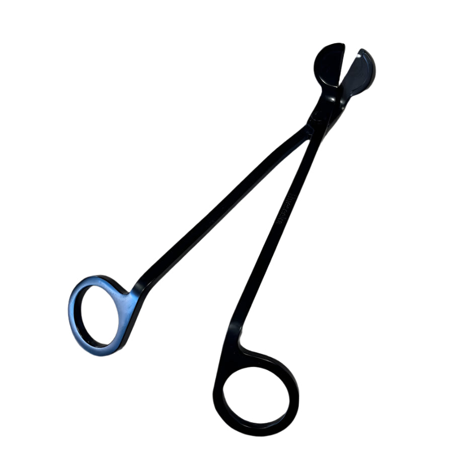 Black wick trimmer on white background